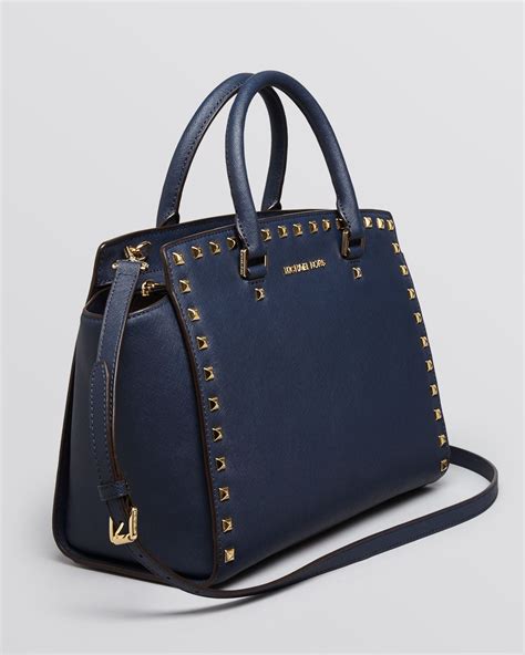 michael kors selma lg satchel in black|Michael Kors selma large satchel.